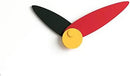 Stephanie Imports Modern Minimalist Red & Black Wall Clock by CozyNest Decor