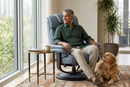 Oslo Euro Recliner w/ Ottoman by Ornate Furniture