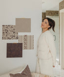 Roselle Stripe Wallpaper by Safari Natalia x Taddy Mikelaites