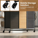 3-Section Laundry Hamper with Lid and Wheels - 21.4 Gal by LJGDeals