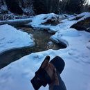 5280 Water Buffalo Leather Mitten - Black