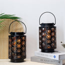 2 Pack Lantern Lights Outdoor (Flower Pattern) by JHY DESIGN