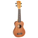 21 Inch Soprano Mahogany Wooden Ukelele Set with Adjustable Strap by LJGDeals
