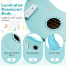 21 Inch Ukulele Guitar for Kids with Basswood Body for 3+ Years Old by LJGDeals