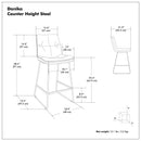 Danika - Counter Height Stool (Set of 2) by Unique Piece Furniture
