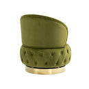 360 Degree Swivel Cuddle Barrel Accent Storage Chairs, Round Armchairs with Wide Upholstered, Fluffy Velvet Fabric Chair for Living Room, Bedroom, Office, Waiting Rooms