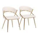 Jie - Glam Dining Chair (Set of 2) by HouseOfZazla