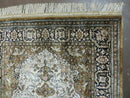3' X 5' Fine Handmade Chinese Silk Rug Deer Birds Hand Knotted One Of A Kind