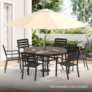 7 Pieces Outdoor Patio Dining Set by HouseOfZazla