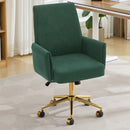Ergonomic Mid-Back Office Chair With Gold Base by HouseOfZazla