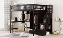 Loft Bed With Bookshelf, Drawers, Desk, And Wardrobe by HouseOfZazla