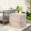 Outdoor Indoor Square Lightweight Side Table by HouseOfZazla
