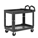Heavy Duty Tray Top Service Cart with Wheels