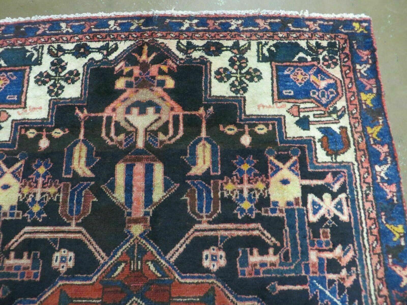 4' X 7' Antique 1920 Handmade Turkish Anatolian Wool Rug Veg Dye Nice