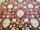 8' X 10' Handmade Peshawar Floral Oriental Wool Rug Hand Knotted Carpet Nice