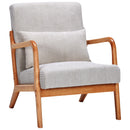 Accent Arm Chair With Pillow Upholstered by HouseOfZazla