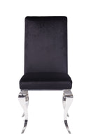 Fabiola Upholstered Stainless Steel Dining Chair by HouseOfZazla