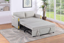 Percy - Teddy Sleeper Loveseat With Dual-Pull Sleeper Design by HouseOfZazla