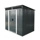 Outdoor Metal Storage Shed And Transparent Plate For Garden, Lawn by HouseOfZazla