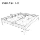 Modern Minimalist Style Platform Bed by HouseOfZazla