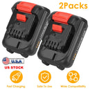 2 Packs 12V Li-ion Power Tool Battery Replacement Compatible with Dewalt DCB123 DCB127 DCB122 DCB124 DCB121 DCB120 DCB125