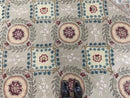 9x13 Needlepoint Carpet, French Design Rug, Hand-Knotted, Brand New Needlepoint Rug 9 x 13, English French European Style, Beige Floral
