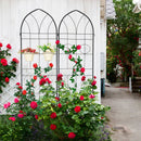 Metal Garden Trellis Rustproof Trellis For Climbing Plant, Outdoor Flower Support by HouseOfZazla