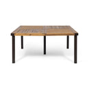 9-Piece Acacia Wood Outdoor Patio Dining Set