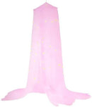 BCBYou Bed Canopy Mosquito Net with Fluorescent Stars Glow in Dark for Baby, Kids, and Adults, for Cover The Baby Crib, Kid Bed, Girls Bed Or Full Size Bed (Pink) by TinyTreasures Baby Boutique