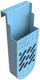 The Tank Caddy is a carrier that hangs inside your toilet tank, while trapping the soot that remains as blue and bleach tablets dissolve. by CozyNest Decor