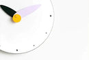 Stephanie Imports Modern Minimalist Purple & Black Wall Clock by CozyNest Decor