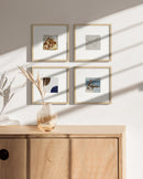 Square Beige Set of 4
