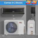 Energy Star Certified 24000 BTU 21 SEER2 208-230V Mini Split Air Conditioner and Heater Gray Wifi Enabled by LJGDeals