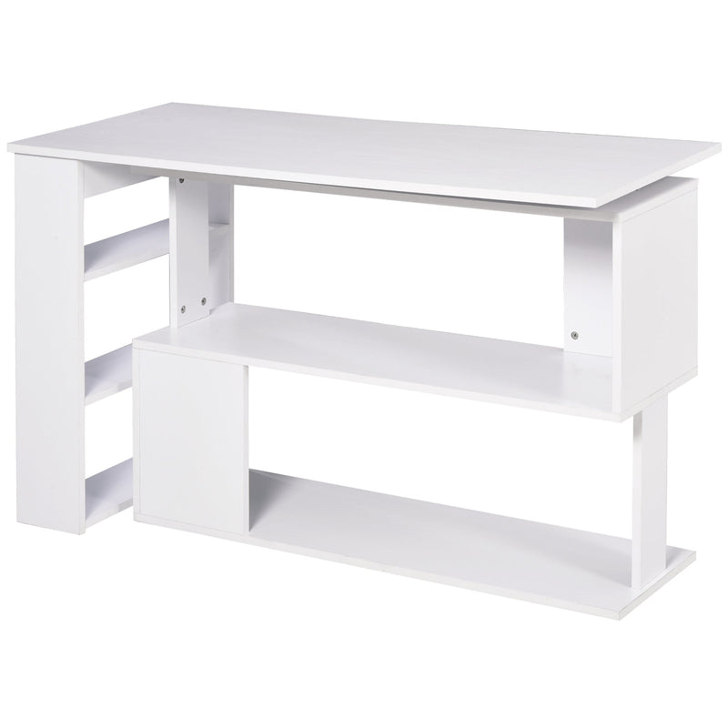 Writing Table Workstation: L Shaped Corner Computer Desk, photo 2 of 8