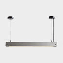 GobekUsa Rectangular LED Pendant Light - Cement Grey Island Hanging for Dining Room - Simplicity in Design