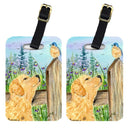 Golden Retriever Luggage Tag