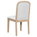 TREXM Vintage Style Dining Chair Set with 4 Upholstered Chairs