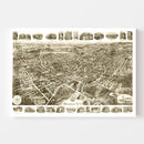 Vintage Map of Middletown, New York 1921