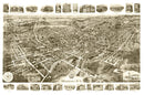 Vintage Map of Middletown, New York 1921