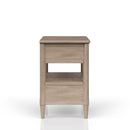 Open Nightstand With 2 Drawers by Unique Piece Furniture