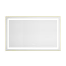48" x 30" LED Bathroom Mirror with Front and Backlight