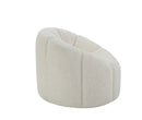 Osmash - Teddy Sherpa Chair With Swivel - White by HouseOfZazla