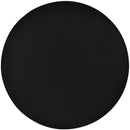 5-Piece Rattan Round Dining Table Set, Wood Table with Hexagonal Base and Upholstered Chairs for Dining Room, Kitchen,Indoor Use, Black+Gray