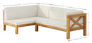Brava X-Back Right Corner Bench Set of 2