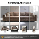 Deep Seat Convertible Sofa With Soft Pillows And Ottomans
