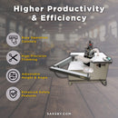 220V Curved Edge Trimming Machine With Foldable Arm (SAK60739) by SAKSBY WHOLESALE