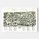 Vintage Map of Monroe, New York 1922