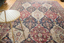 8.5x12 Unusual Antique Lavar Kerman Carpet