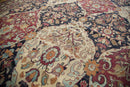 8.5x12 Unusual Antique Lavar Kerman Carpet
