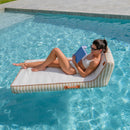 Lux Inflatable Chaise Pool Lounger with Sunbrella® Fabric